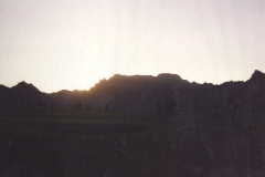 Badlands-sundown